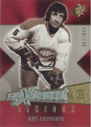 2005-05 SPX - GUY LAPOINTE #XL-LA XCITEMENT LEGENDS 463/499