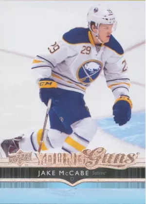 2014-15 UPPER DECK - JAKE McCABE #208 YOUNG GUNS