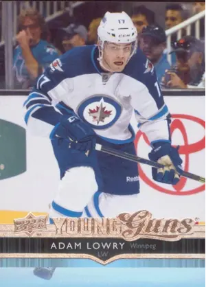 2014-15 UPPER DECK - ADAM LOWRY #249 YOUNG GUNS