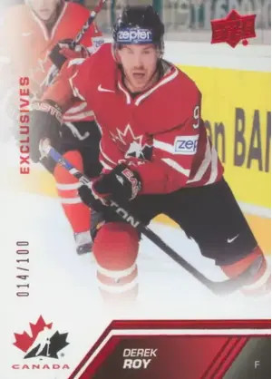 2013-14 TEAM CANADA - DEREK ROY #37 EXCLUSIVES 14/100