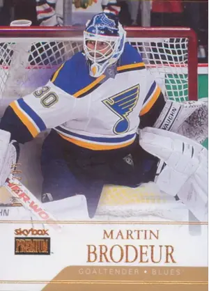 2014-15 SHOWCASE - MARTIN BRODEUR #31 SKYBOX PREMIUM 74/299