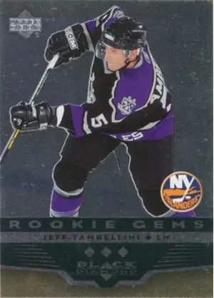 2005-06 BLACK DIAMOND - JEFF TAMBELLINI #247 ROOKIE GEMS TRIPLE DIAMOND