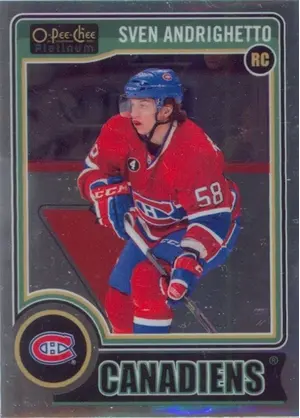 2014-15 O-PEE-CHEE PLATINUM - SVEN ANDRIGHETTO #154 RC