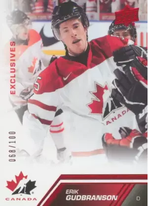 2013-14 TEAM CANADA - ERIK GUDBRANSON #42 EXCLUSIVES 68/100