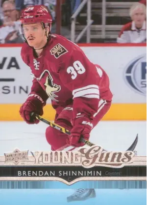 2014-15 UPPER DECK - BRENDAN SHINNIMIN #473 YOUNG GUNS