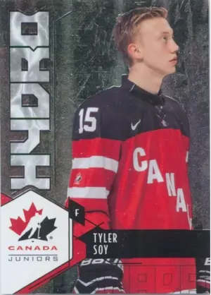 2015-16 TEAM CANADA JUNIORS - TYLER SOY #H-8 HYDRO
