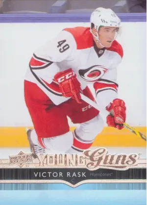 2014-15 UPPER DECK - VICTOR RASK #212 YOUNG GUNS
