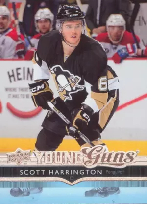 2014-15 UPPER DECK - SCOTT HARRINGTON #456 YOUNG GUNS