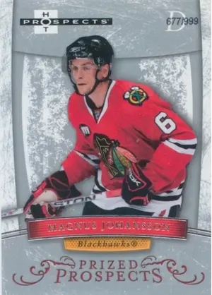 2007-08 HOT PROSPECTS - MAGNUS JOHANSSON #167 PRIZED PROSPECTS 677/999