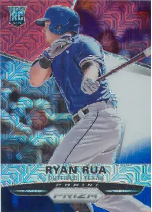 2015 Panini Prizm - Ryan Rua #200 Red White & Blue Mojo Prizm Parallel RC