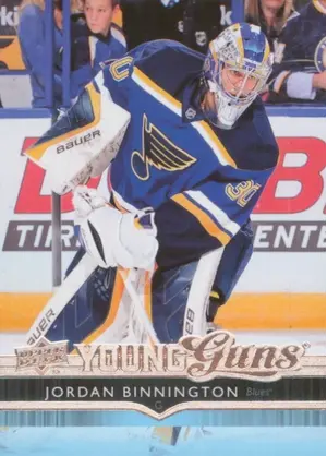 2014-15 UPPER DECK - JORDAN BINNINGTON #469 YOUNG GUNS