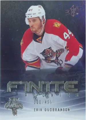 2011-12 SPX - ERIK GUDBRANSON #F9 FINITE ROOKIES 300/499