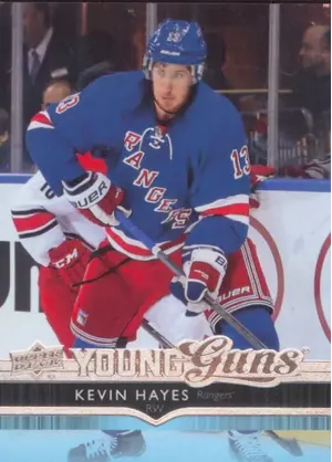 2014-15 UPPER DECK - KEVIN HAYES #490 YOUNG GUNS