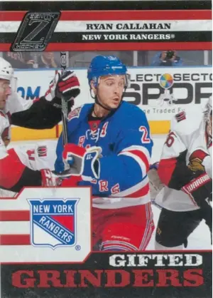 2010-11 ZENITH - RYAN CALLAHAN #19 GIFTED GRINDERS