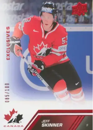 2013-14 TEAM CANADA - JEFF SKINNER #132 EXCLUSIVES 85/100