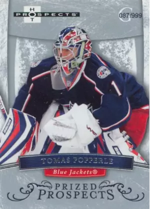 2007-08 HOT PROSPECTS - TOMAS POPPERLE #197 PRIZED PROSPECTS 87/999