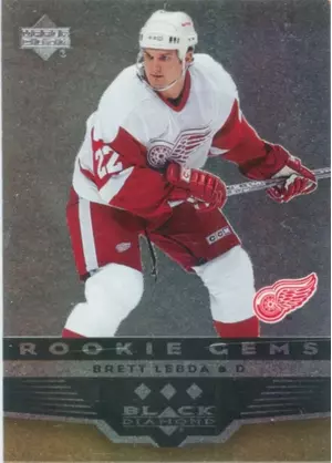 2005-06 BLACK DIAMOND - BRETT LEBDA #238 ROOKIE GEMS TRIPLE DIAMOND