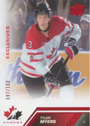 2013-14 TEAM CANADA - TYLER MYERS #94 EXCLUSIVES 97/100