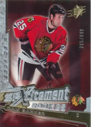 2005-06 SPX - CAM BARKER #XR-CB XCITEMENT ROOKIES 395/999