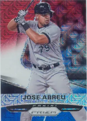 2015 Panini Prizm - Jose Abreu #92 Red White & Blue Mojo Prizm Parallel