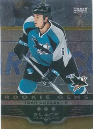 2005-06 BLACK DIAMOND - JOSH GORGES #277 ROOKIE GEMS TRIPLE DIAMOND