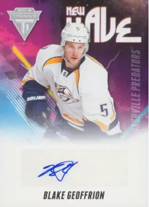 2011-12 TITANIUM - BLAKE GEOFFRION #8 NEW WAVE
