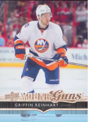 2014-15 UPPER DECK - GRIFFIN REINHART #233 YOUNG GUNS