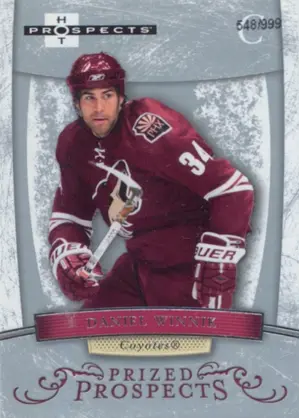 2007-08 HOT PROSPECTS - DANIEL WINNIK #192 PRIZED PROSPECTS 548/999