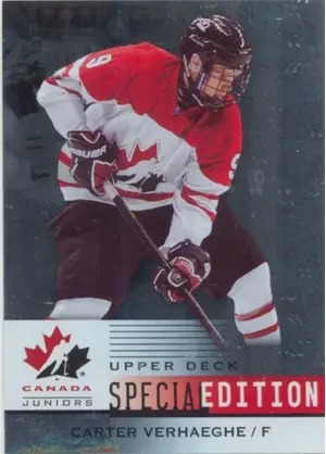 2014-15 TEAM CANADA JUNIORS - CARTER VERHAEGHE #SE-31 SPECIAL EDITION