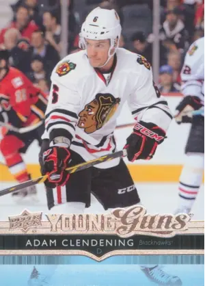 2014-15 UPPER DECK - ADAM CLENDENING #481 YOUNG GUNS