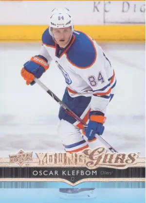 2014-15 UPPER DECK - OSCAR KLEFBOM #224 YOUNG GUNS