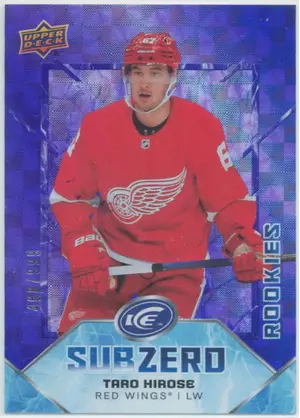 2019-20 ICE - TARO HIROSE #SZ-20 SUB ZERO ROOKIES 468/999