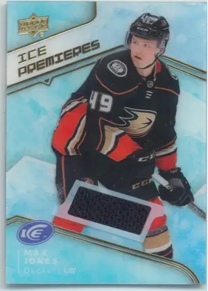 2019-20 ICE - MAX JONES #IPJ-MJ PREMIER JERSEYS