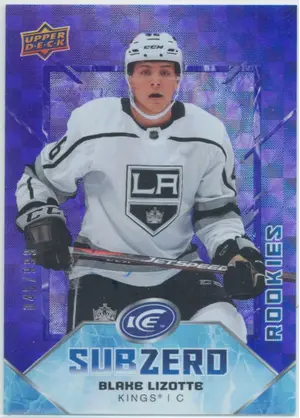 2019-20 ICE - BLAKE LIZOTTE #SZ-39 SUB ZERO ROOKIES 45/999