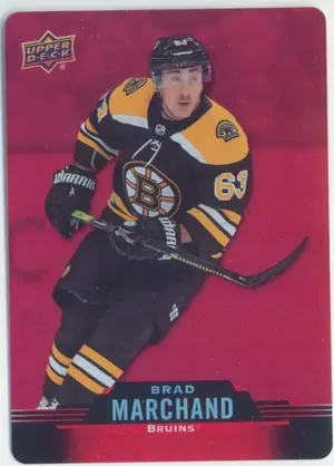 2020-21 TIM HORTONS - BRAD MARCHAND #DC-29 RED DIE CUTS