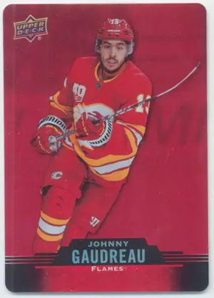 2020-21 TIM HORTONS - JOHNNY GAUDREAU #DC-8 RED DIE CUTS