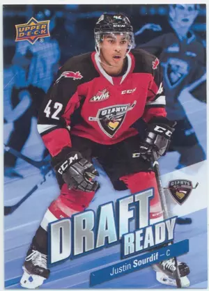 2019-20 CHL - JUSTIN SOURDIF #DR-13 DRAFT READY