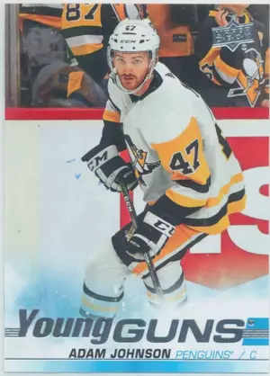 2019-20 UPPER DECK - ADAM JOHNSON #517 YOUNG GUNS