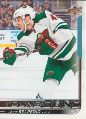 2018-19 UPPER DECK - LOUIE BELPEDIO #211 YOUNG GUNS