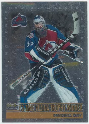1999-00 O-Pee-Chee Chrome - Patrick Roy Magic Moments #284C (3-Time Vezina Winner)