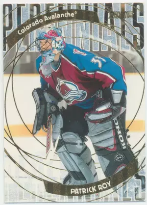 2001-02 STADIUM CLUB - PATRICK ROY #P5 PERENNIALS