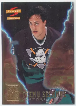 1996-97 SCORE - TEEMU SELANNE #1 SUPERSTITIOUS 13