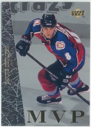 1996-97 COLLECTOR'S CHOICE - SANDIS OZOLINSH #UD35 MVP