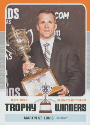 2011-12 O-PEE-CHEE - MARTIN ST. LOUIS #TW-10 TROPHY WINNERS