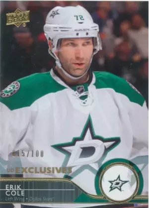 2014-15 UPPER DECK - ERIK COLE #64 EXCLUSIVES 15/100