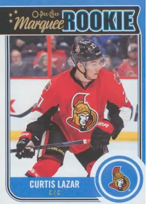 2014-15 O-PEE-CHEE - CURTIS LAZAR #U21 MARQUEE ROOKIE UPDATE