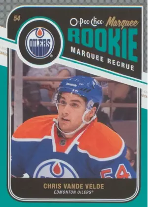 2011-12 O-PEE-CHEE - CHRIS VANDE VELDE #586 MARQUEE ROOKIE