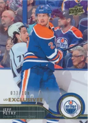 2014-15 UPPER DECK - JEFF PETRY #77 EXCLUSIVES 33/100
