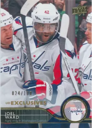 2014-15 UPPER DECK - JOEL WARD #190 EXCLUSIVES 24/100