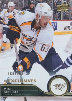 2014-15 UPPER DECK - MIKE RIBEIRO #358 EXCLUSIVES 69/100